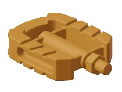 Plastic Sports Bike Pedal Toy 3D model