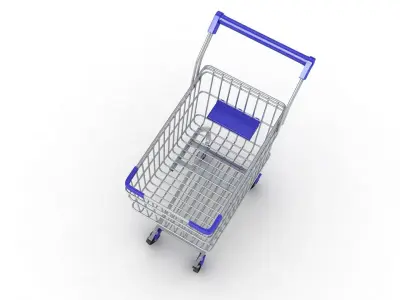  Shopping Cart 3D model