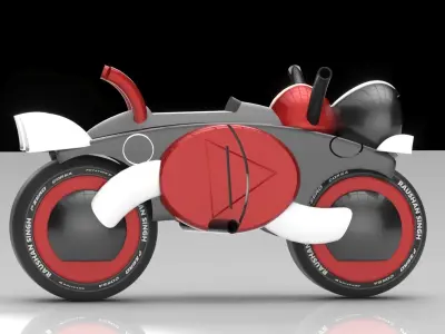Sci Fi Bike 3D model buy