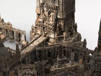 Barons Tower Kitbash 2  3D model