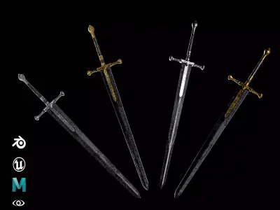 Blades of the lost 3D model