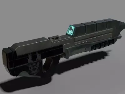 Halo Assault Rifle  3D model