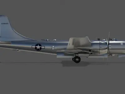 Boeing B-29 Superfortress 3D model 4
