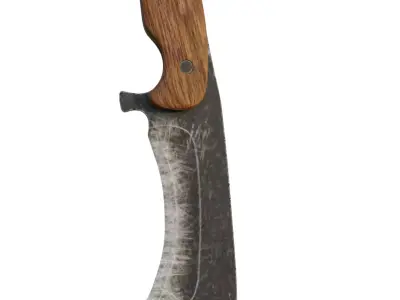 Hunting knife Free 3D model purchase