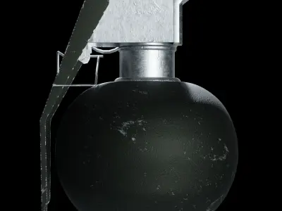 Grenade Free 3D model 5
