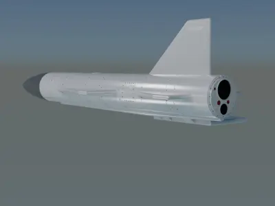 Russian KH-22 STORM Anti Ship Missile 3D print model