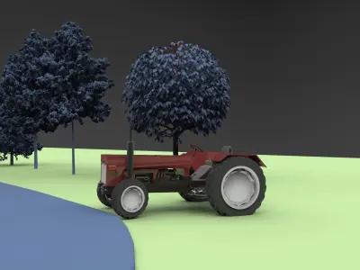 Tractor 3D model buy