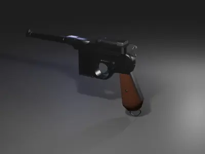 Weapon Mauser German 3D model