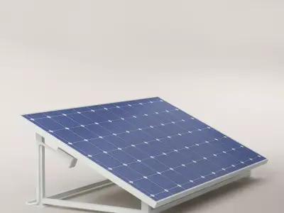solar panel 01 3D model by Art-Studio3d