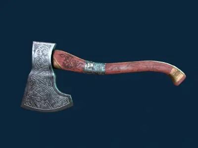 Axe battle 3D model