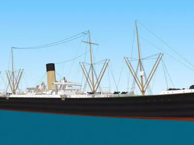 SS Medic Low-poly 3D model