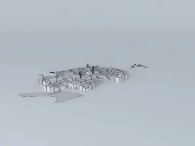 Creepy future city part 2 Free 3D model