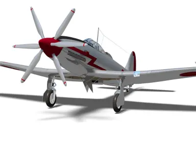 Kawasaki Ki64 3D model