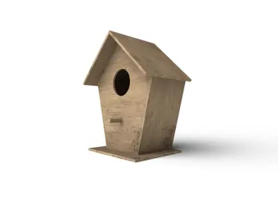 Bird House M01 Low-poly 3D model
