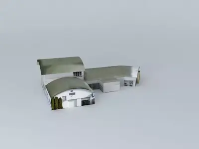 Renault-Renault auto service shops and the autopredajňa Servis Free 3D model