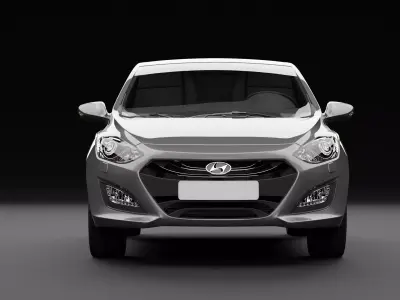 Hyundai i30 Metallic Gray 3D model