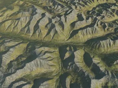 Majestic Peaks of Arrigetch 3D model