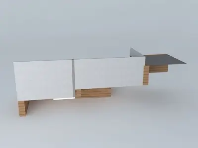 Aquaponico system 05 Aquaponics Beira Mar 1 Tank 1 IBC 2 beds... 3D model