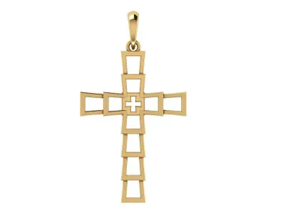 CROSS PENDANT CR167 3D print model
