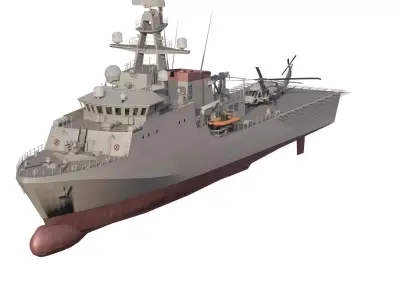 GREEK NAVY MODERN PATROL BOAT 3D model