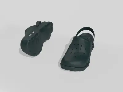 Clogs Sandal Sky 3D model