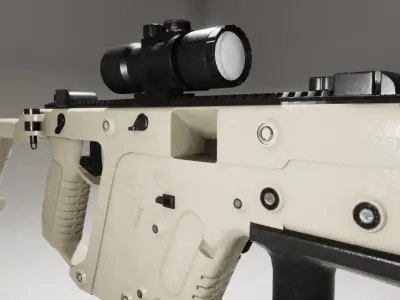Vector kriss Low-poly 3D model