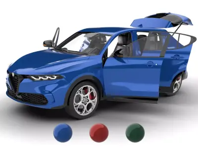 Alfa Romeo Tonale 2023 HQ 3d model 3D model