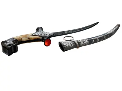 Dagger 3D model 4