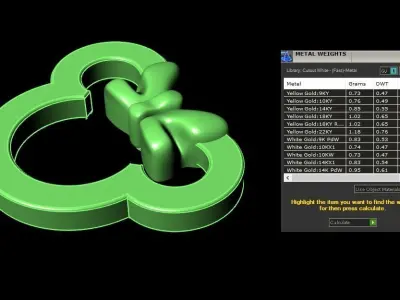 Dainty Mini Mouse Style Earring 3D print model