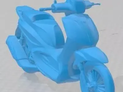 Piaggio Beverly Tourer 300 2011 Printable Motorbike 3D print model