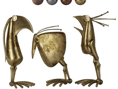 Decorative Birds VOL 2 3D model