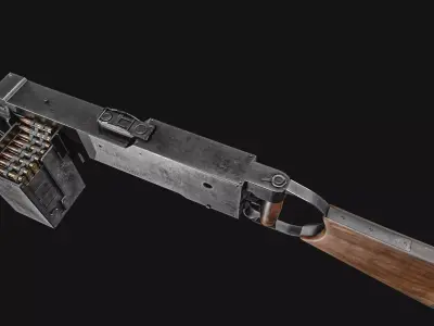 Eriksen M25 1925 Low-poly 3D model