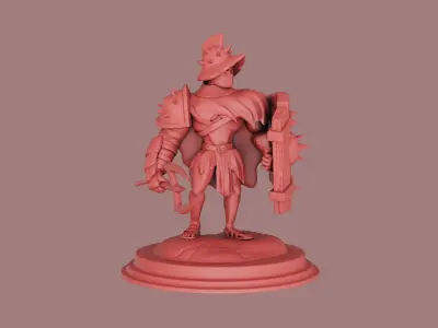 Gladiator - Spartan Warrior  3D print model