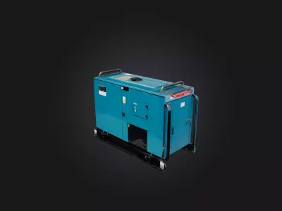 Electric Generator Low-poly 3D model purchase