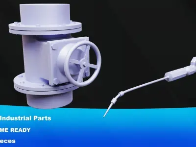 The Industrial pack 3 Free low-poly 3D model