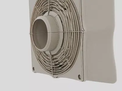 Industrial Factory Warning Siren for 3D print 3D model
