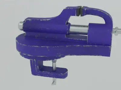 warehouse old table press Low-poly 3D model