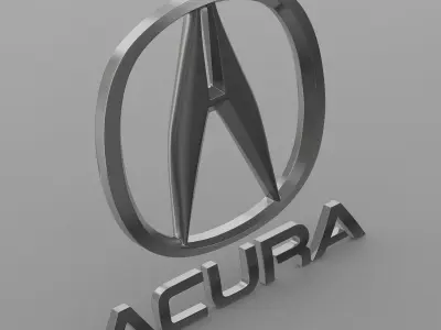 acura logo 3D model