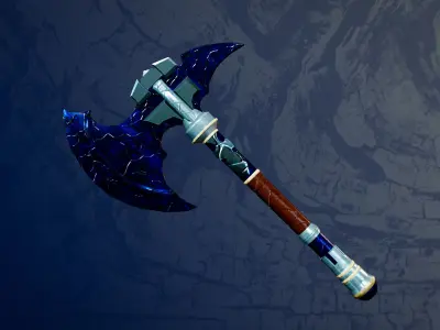 Axe of Honor Low-poly 3D model