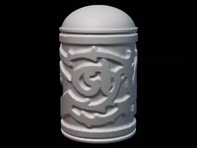 Caucasian or Cossack Gazyr Bag 3D print model