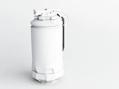 HMX grenade 3D model purchase