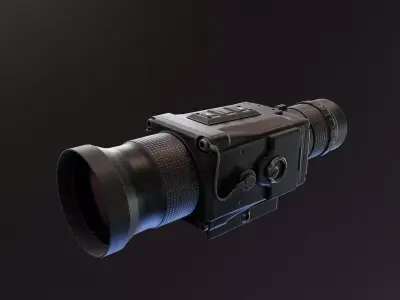 mini TSD Scope Low-poly 3D model