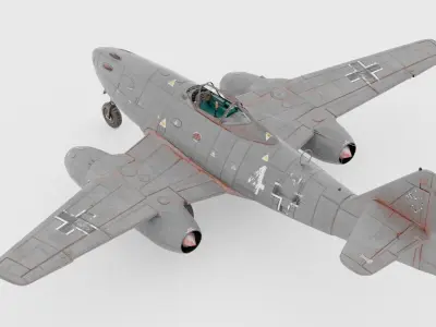 Messerschmitt Me 262 1943-1945  3D model