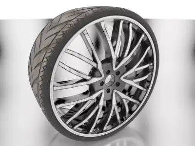 26 Inch Tire 3D model
