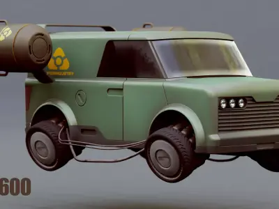 SV-600 RIGGED 3D model