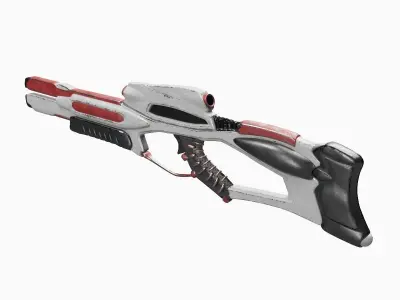 Gun sci-fi  3D model