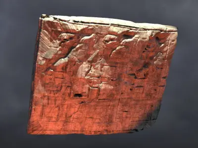 Angel Stone Wall Holy 3D model