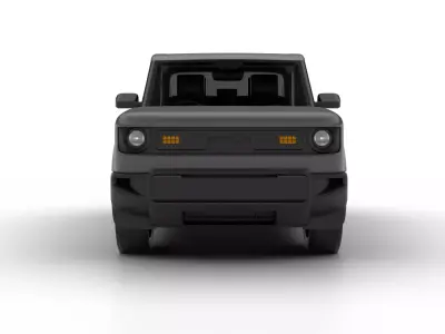 Slate Truck SUV Fastback 2027 3d model 3D model