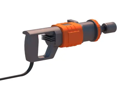 neumatic hammer drill 3D model