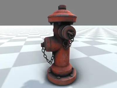 Fire Fighter Set 3D model